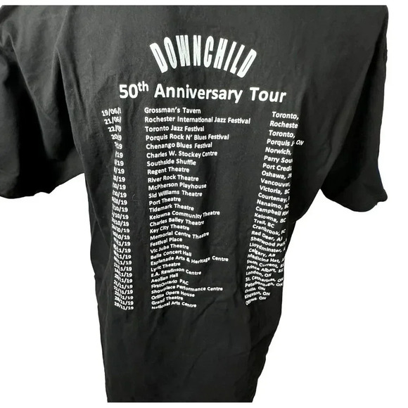 Downchild Band Blues Band Concert Mens Shirt Black  Size XL SS 2019 - Picture 3 of 8